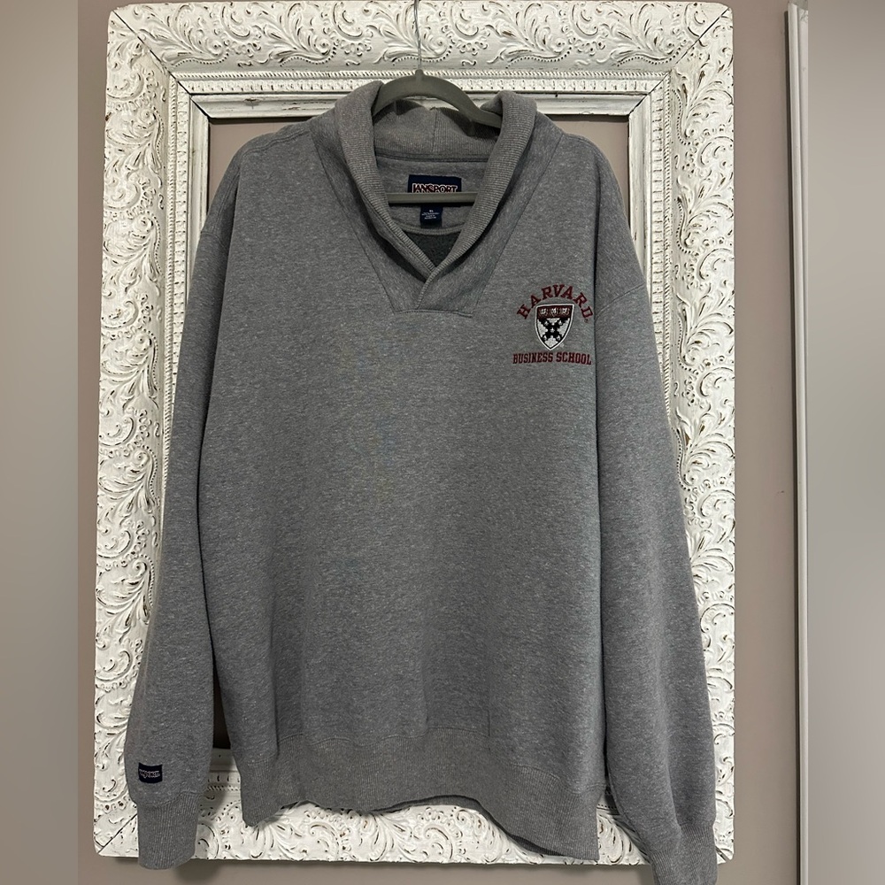 Harvard Business School cowl neck sweatshirt. Size XL